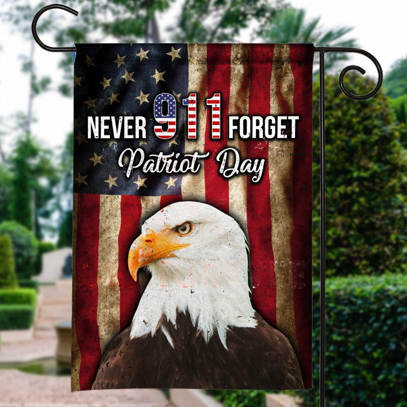 Never Forget 911 Flag Patriot Day Garden Flag mockup 3 800x.jpg