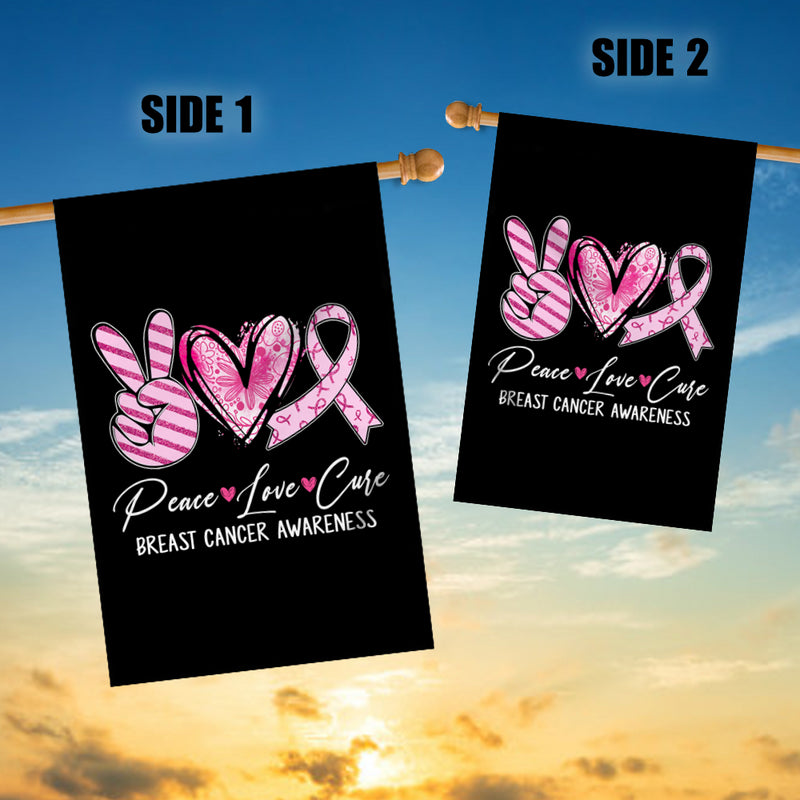 Peace Love Cure Pink Ribbon Breast Cancer Awareness Flag House Flag mockup 3 800x.jpg
