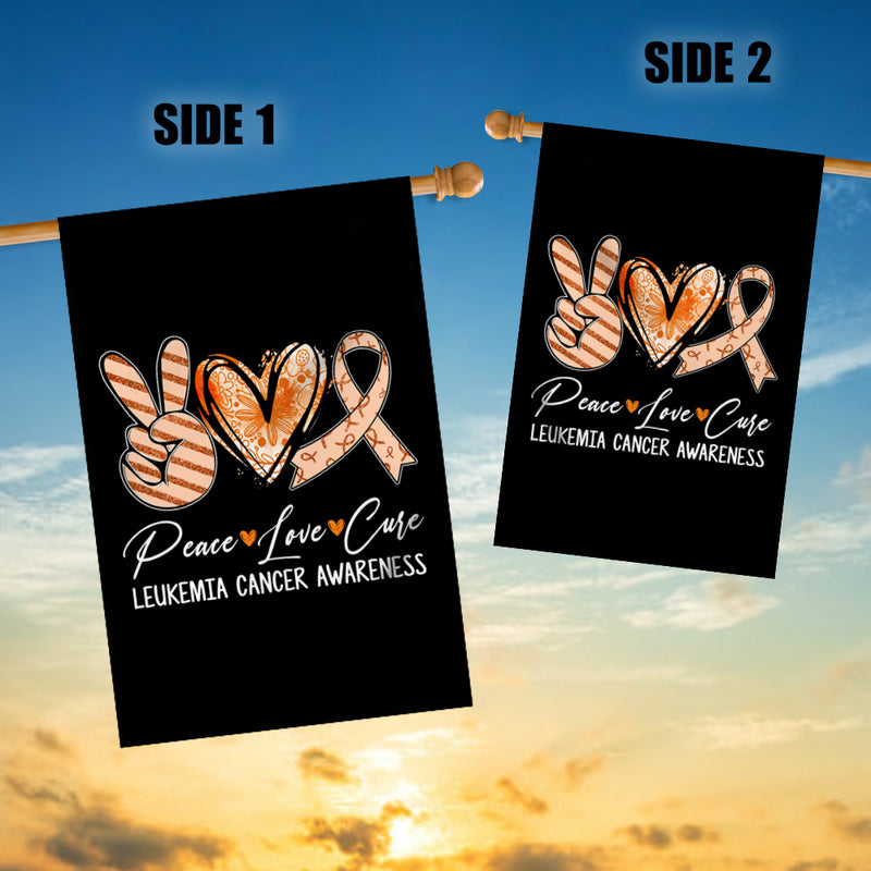 Peace Love Cure Orange Ribbon Leukemia Cancer Awareness Flag House Flag mockup 3 800x.jpg
