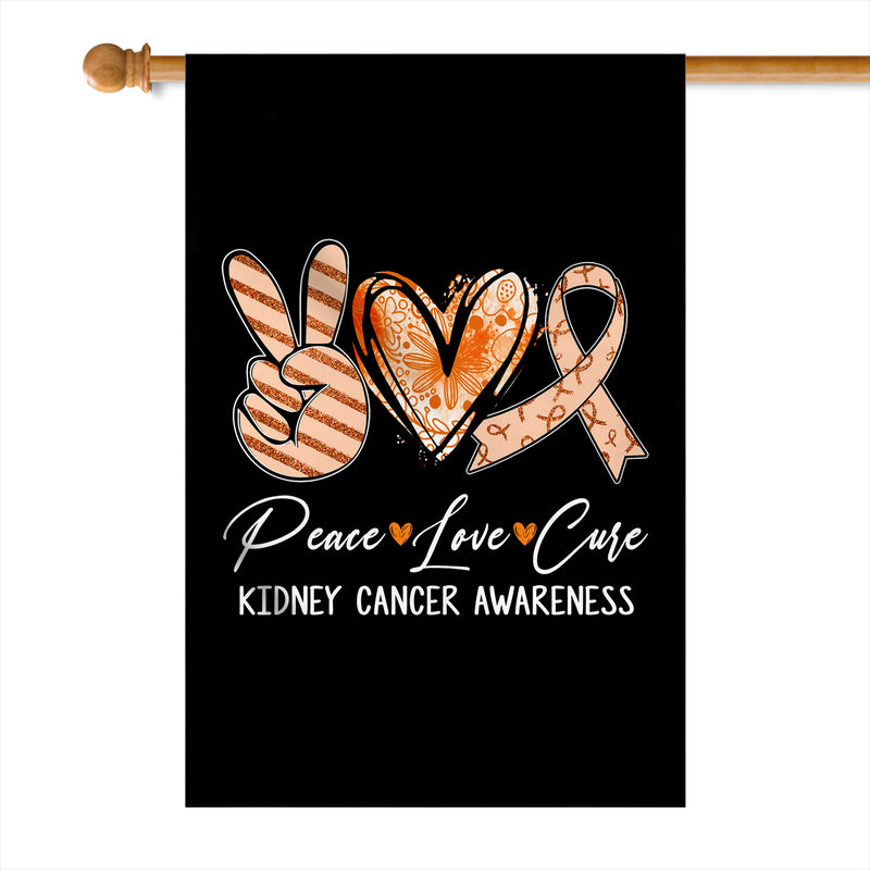 Peace Love Cure Orange Ribbon Kidney Cancer Awareness Flag House Flag mockup 1 800x.jpg