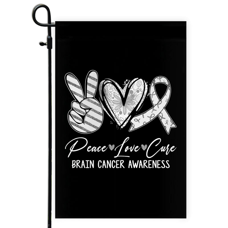 Peace Love Cure Grey Ribbon Brain Cancer Awareness Flag Garden Flag mockup 1 800x.jpg