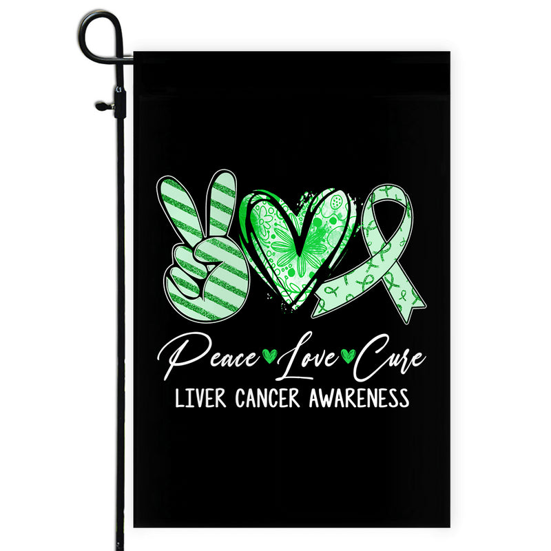 Peace Love Cure Green Ribbon Liver Cancer Awareness Flag Garden Flag mockup 1 800x.jpg
