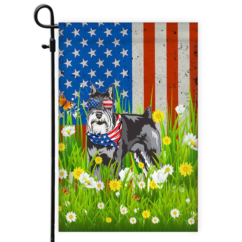 Schnauzer American USA Flag 4th of July Dog Lover On Independence Day Garden Flag mockup 1 800x.jpg