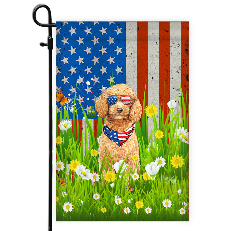 Poodle American USA Flag 4th of July Dog Lover On Independence Day Garden Flag mockup 1 800x.jpg