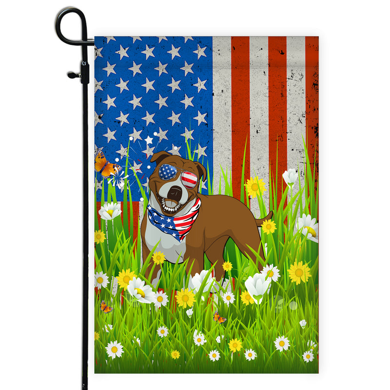 Pitbull American USA Flag 4th of July Dog Lover On Independence Day Garden Flag mockup 1 800x.jpg