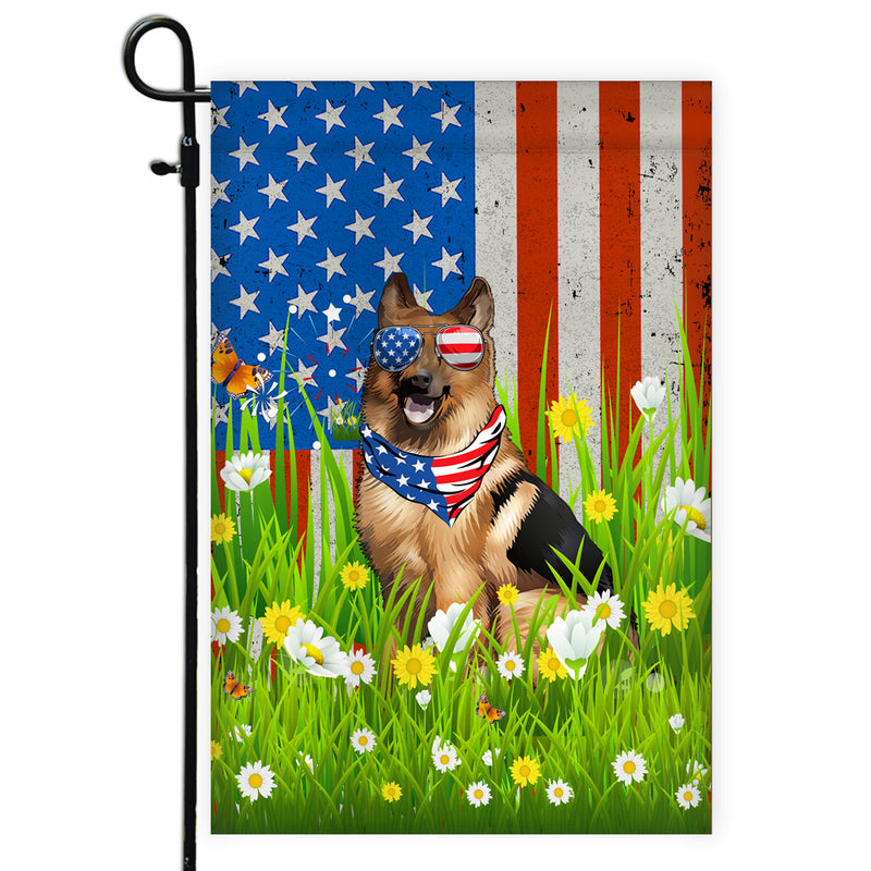 German Shepherd American USA Flag 4th of July Dog Lover On Independence Day Garden Flag mockup 1 800x.jpg