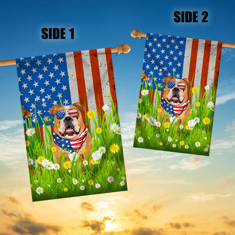 Bull American USA Flag 4th of July Dog Lover On Independence Day House Flag mockup 3 800x.jpg