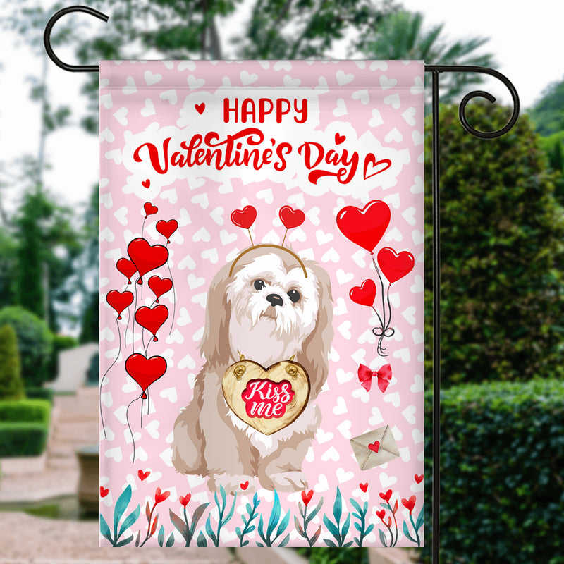 Happy Valentine s Day Shih Tzu Flag Dogs Funny Shih Tzu Heart Balloon Garden Flag mockup 3 800x.jpg