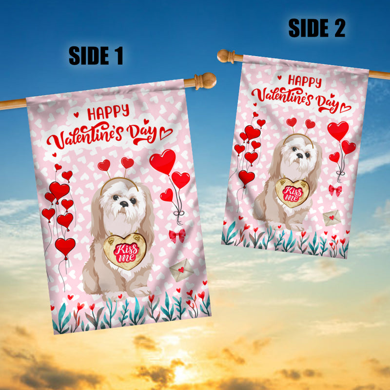 Happy Valentine s Day Shih Tzu Flag Dogs Funny Shih Tzu Heart Balloon House Flag mockup 3 800x.jpg