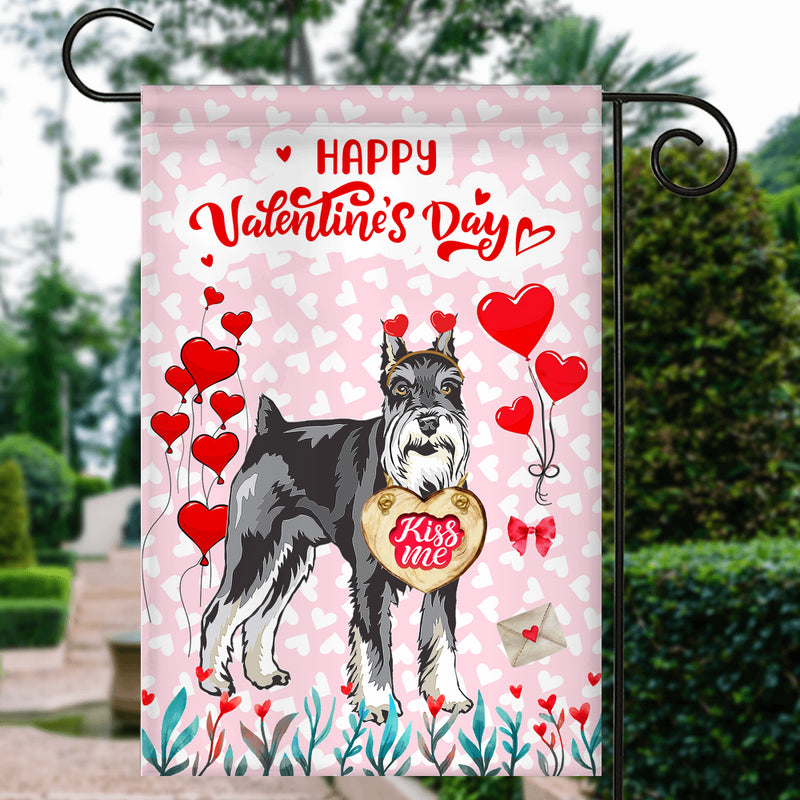 Happy Valentine s Day Schnauzer Flag Dogs Funny Schnauzer Heart Balloon Garden Flag mockup 3 800x.jpg