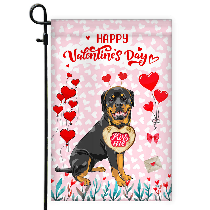 Happy Valentine s Day Rottweiler Flag Dogs Funny Rottweiler Heart Balloon Garden Flag mockup 1 800x.jpg