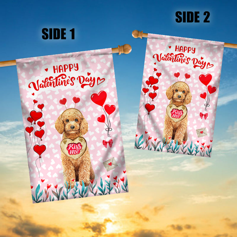 Happy Valentine s Day Poodle Flag Dogs Funny Poodle Heart Balloon House Flag mockup 3 800x.jpg