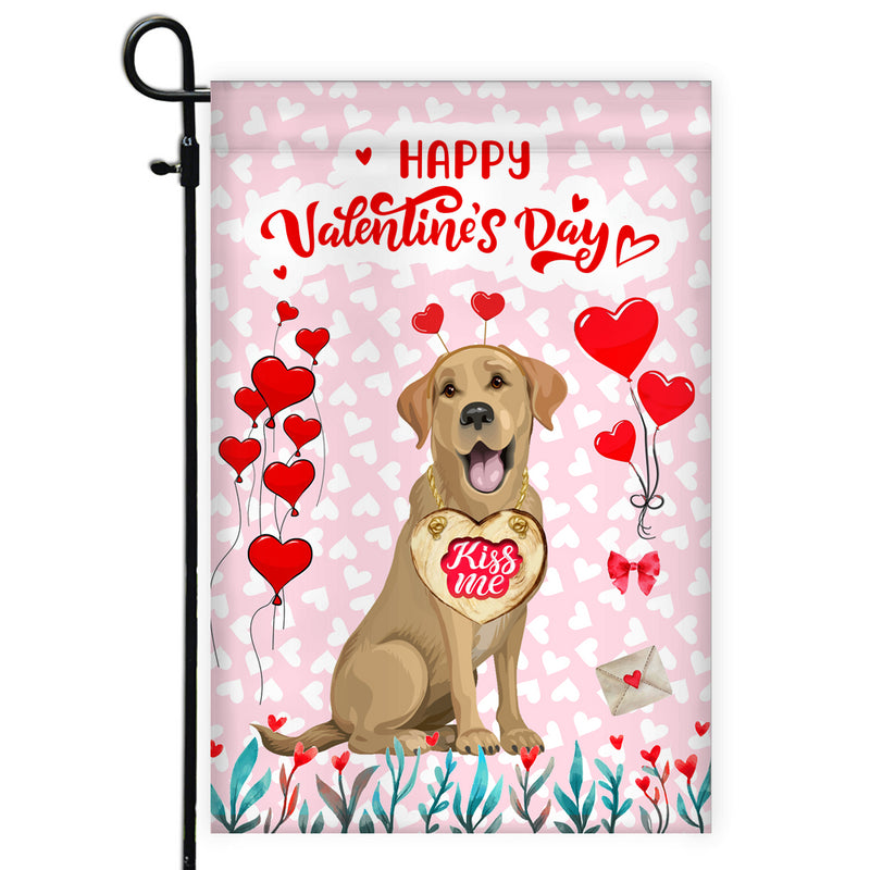 Happy Valentine s Day Labrador Flag Dogs Funny Labrador Heart Balloon Garden Flag mockup 1 800x.jpg