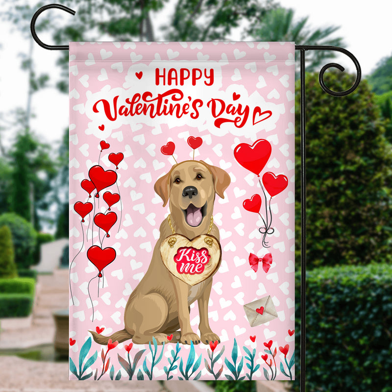 Happy Valentine s Day Labrador Flag Dogs Funny Labrador Heart Balloon Garden Flag mockup 3 800x.jpg
