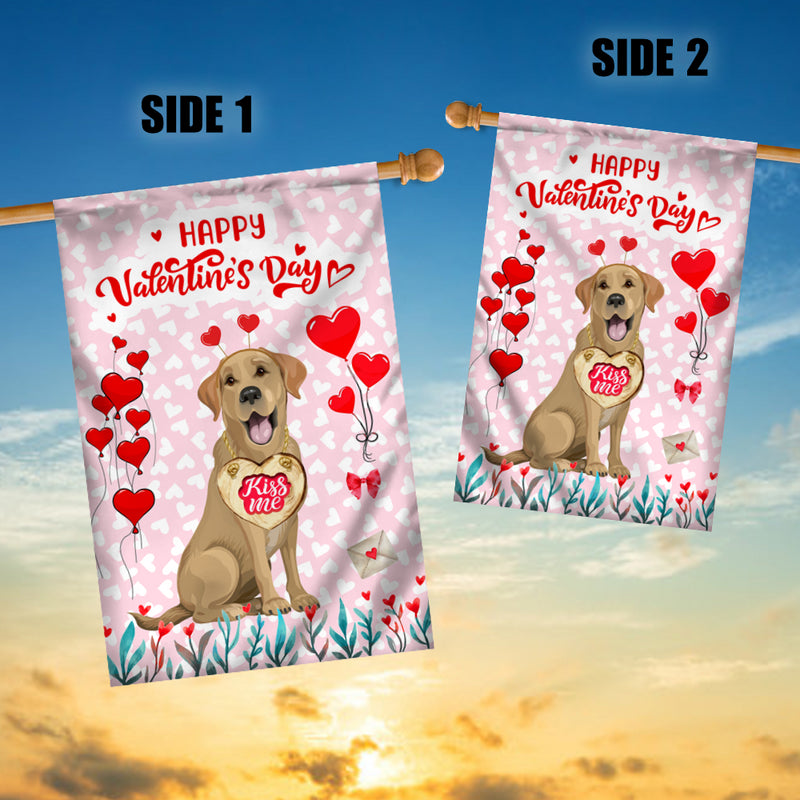 Happy Valentine s Day Labrador Flag Dogs Funny Labrador Heart Balloon House Flag mockup 3 800x.jpg
