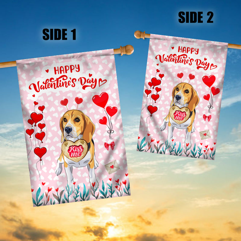 Happy Valentine s Day Beagle Flag Dogs Funny Beagle Heart Balloon House Flag mockup 3 800x.jpg