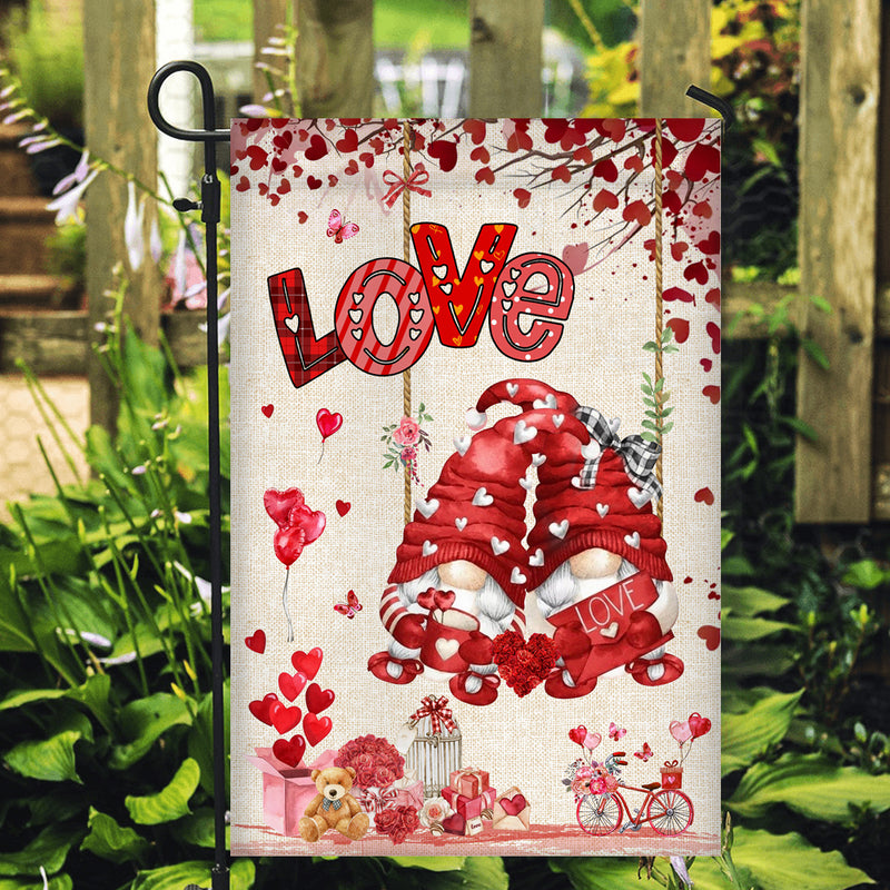 Valentines House Flag Gnomes and Swing Happy Valentine s Day House Garden Flag mockup 2 12df6c36 567a 47e9 9ffe 263740ff0abc 800x.jpg