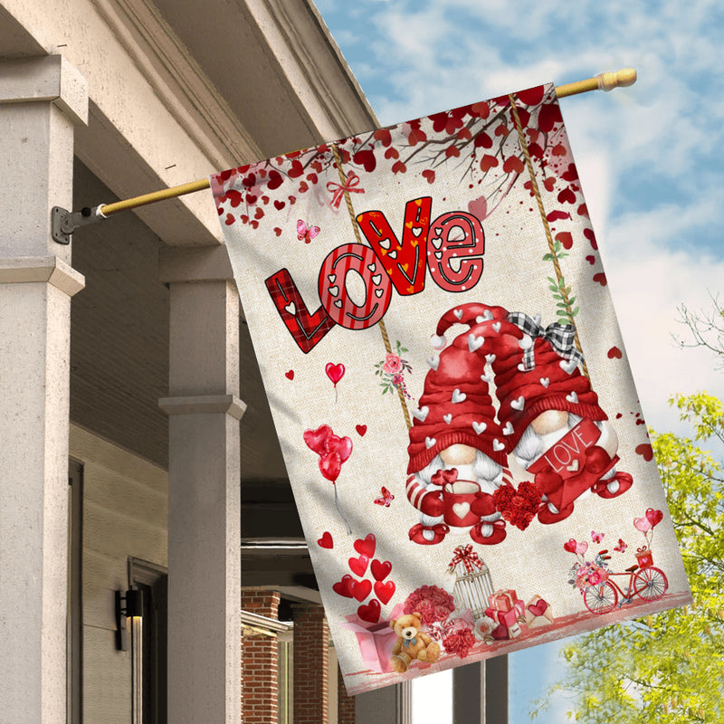 Valentines House Flag Gnomes and Swing Happy Valentine s Day House House Flag mockup 2 800x.jpg
