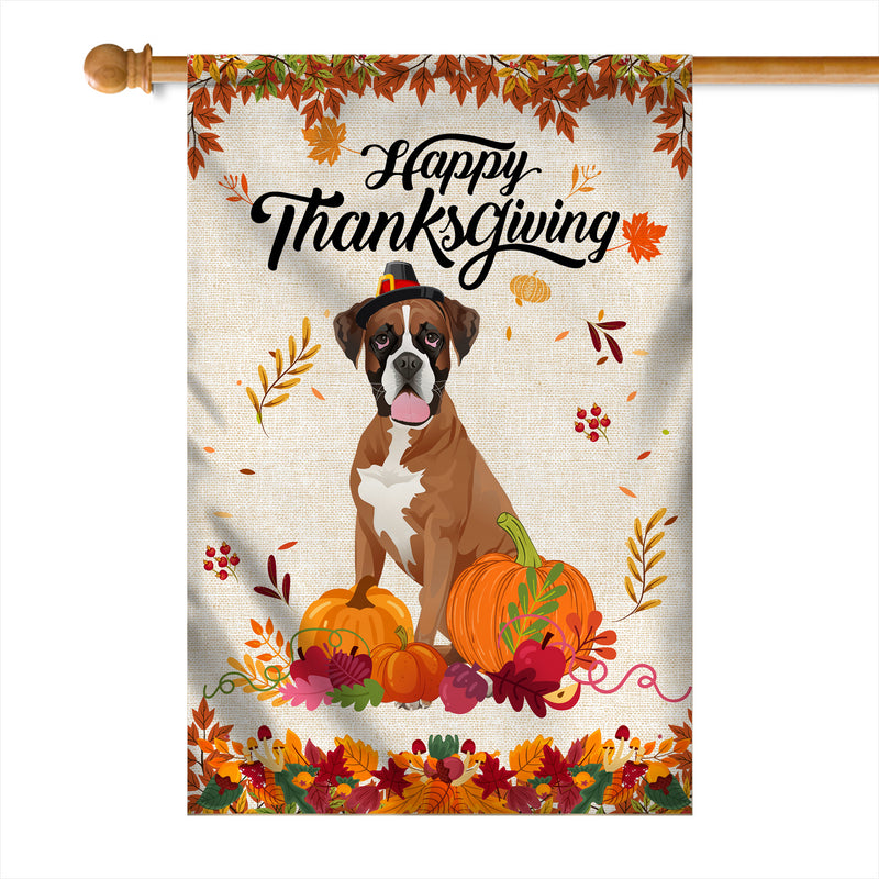 Happy Thanksgiving Funny Boxer Flag Fall Pumpkin Farmhouse Autumn Thanksgiving House Flag mockup 1 800x.jpg