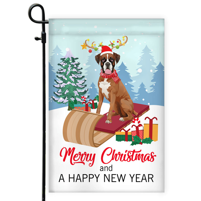 Dog Boxer Christmas Flag Merry Christmas and Happy New Year Welcome Gift for Dog Lovers Garden Flag mockup 1 800x.jpg