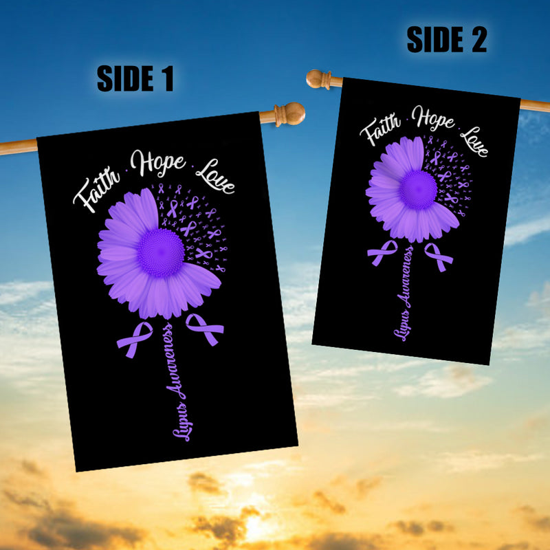 Faith Hope Love Lupus Awareness Flag Daisy Flower Purple Ribbon House Flag mockup 3 800x.jpg