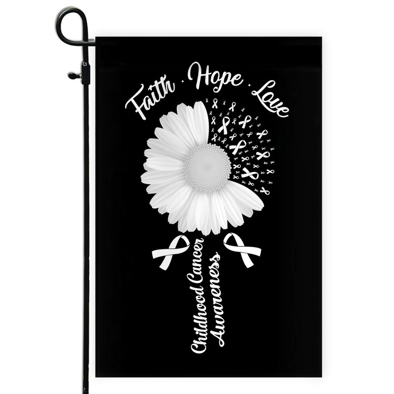 Faith Hope Love Lung Cancer Awareness Flag Daisy Flower White Ribbon Garden Flag mockup 1 800x.jpg