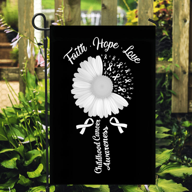 Faith Hope Love Lung Cancer Awareness Flag Daisy Flower White Ribbon Garden Flag mockup 2 800x.jpg