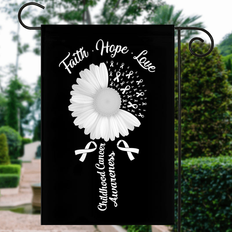 Faith Hope Love Lung Cancer Awareness Flag Daisy Flower White Ribbon Garden Flag mockup 3 800x.jpg