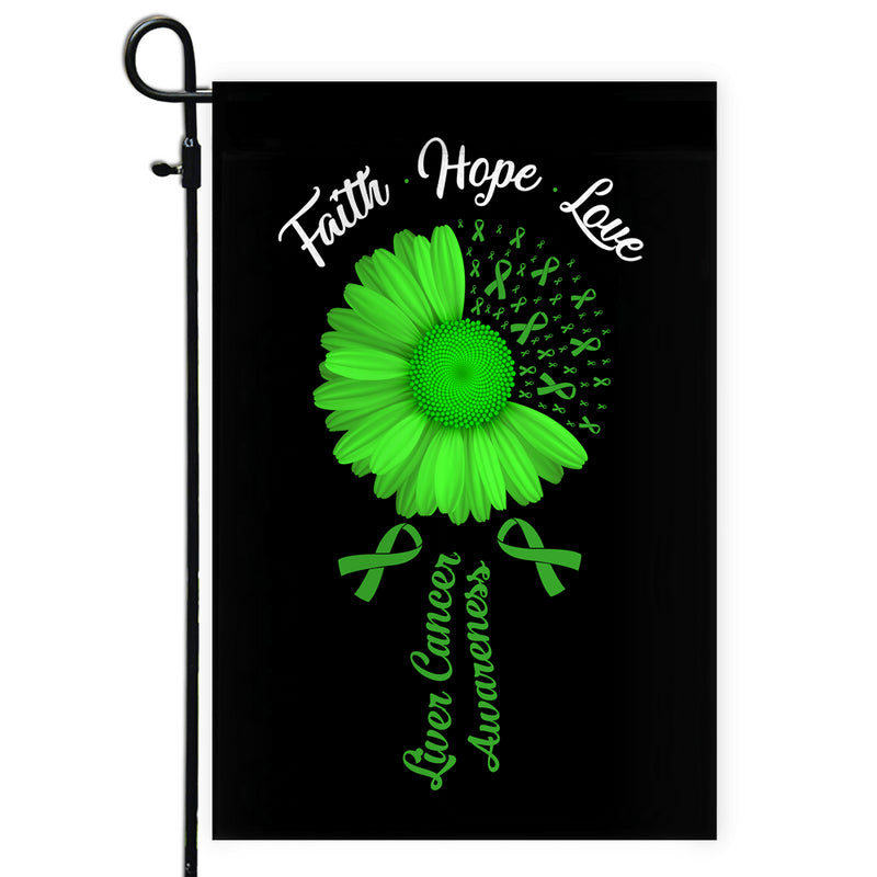 Faith Hope Love Liver Cancer Awareness Flag Daisy Flower Green Ribbon Garden Flag mockup 1 800x.jpg