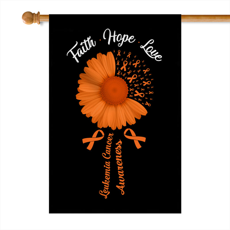 Faith Hope Love Leukemia Cancer Awareness Flag Daisy Flower Orange Ribbon House Flag mockup 1 800x.jpg