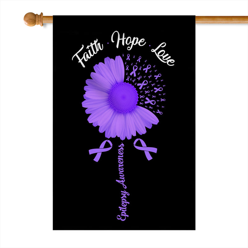 Faith Hope Love Epilepsy Awareness Flag Daisy Flower Purple Ribbon House Flag mockup 1 800x.jpg