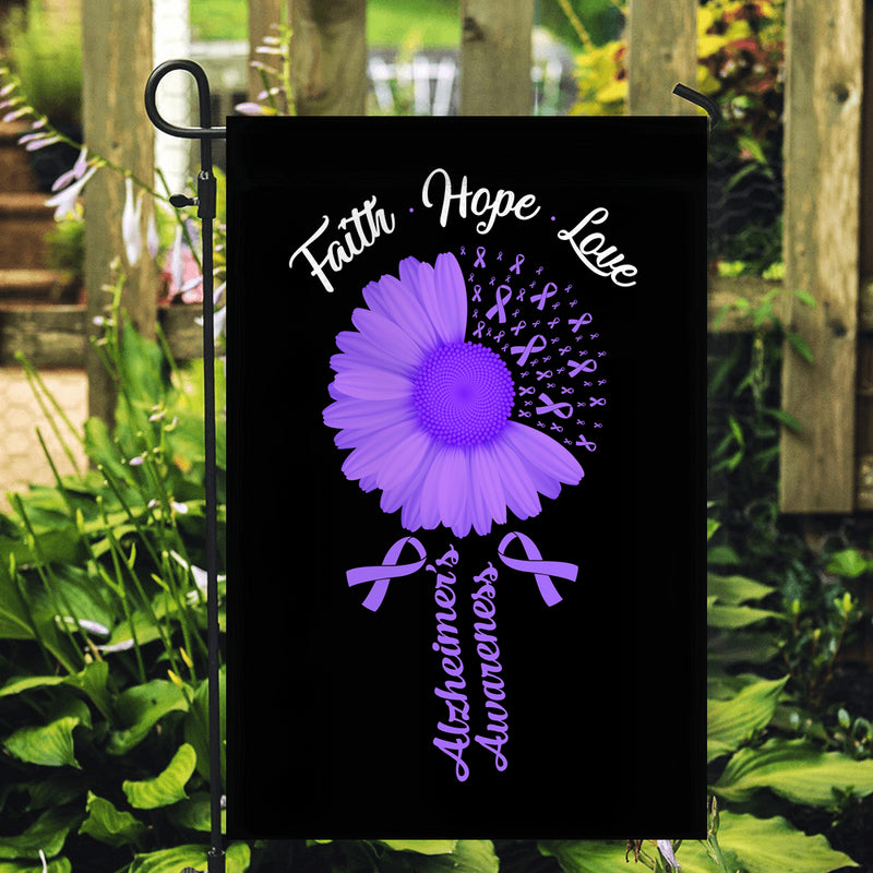 Faith Hope Love Alzheimer s Awareness Flag Daisy Flower Purple Ribbon Garden Flag mockup 2 800x.jpg