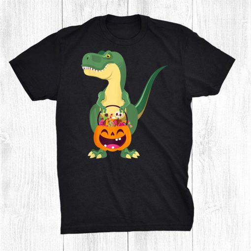 t rex dinosaur trick or treating halloween costume funny shirt 0 510x510 1.jpg