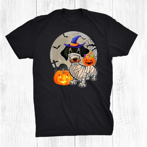 wiener dachshund mummy jackolantern pumpkin happy halloween shirt 0 510x510 1.jpg