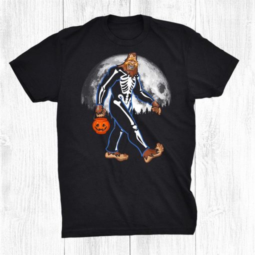 funny bigfoot halloween sasquatch skeleton costume moon dotd shirt 0 510x510 1.jpg