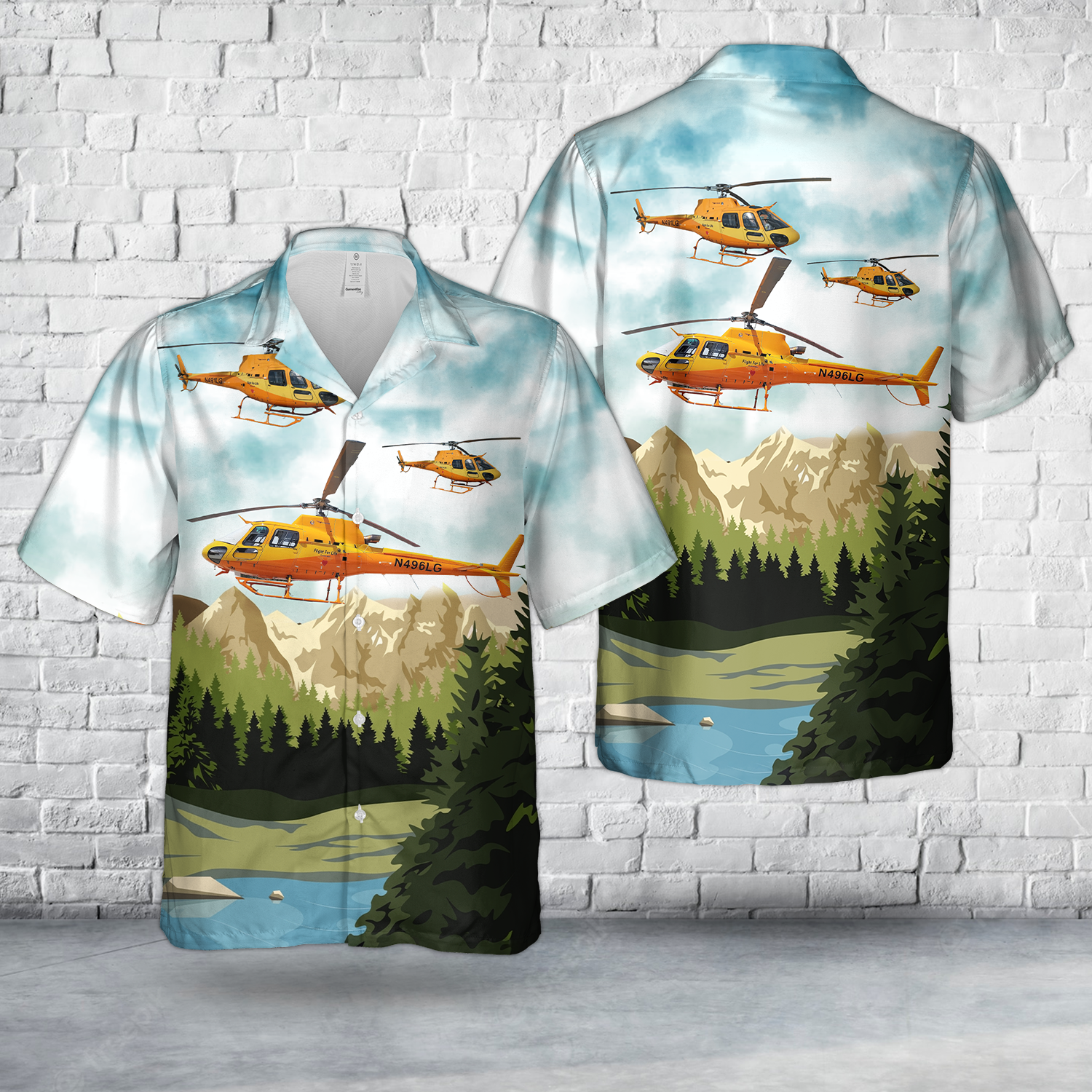 Flight For Life Colorado N491LG Helicopter Hawaiian Shirt DLHH2804PL04.png