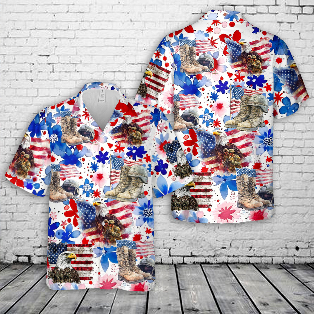 Patriotic Military American Soldier 4th Of July Hawaiian Shirt DLSI2804PL01 mk.jpg