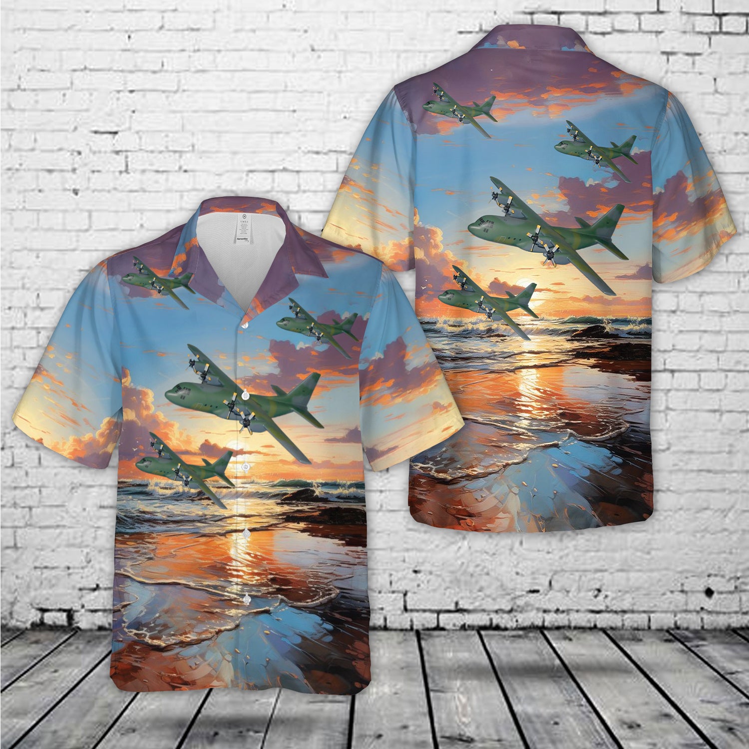 US Air Force Lockheed C 130 Hercules Euro Lizard camo scheme Hawaiian Shirt2 NLMP2504PL09.jpg