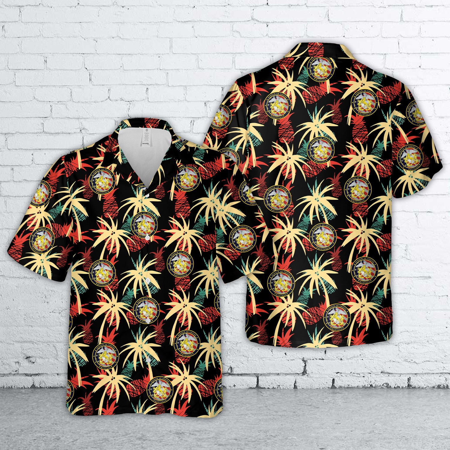 US Navy Mustang Crest Hawaiian Shirt DLTT2204PL03 mk.jpg