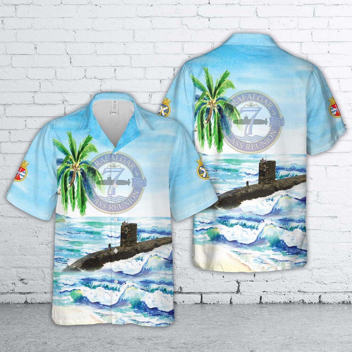 British Royal Navy Trafalgar Class Submarine Hawaiian Shirt DLTT2104PL05 mk.jpg