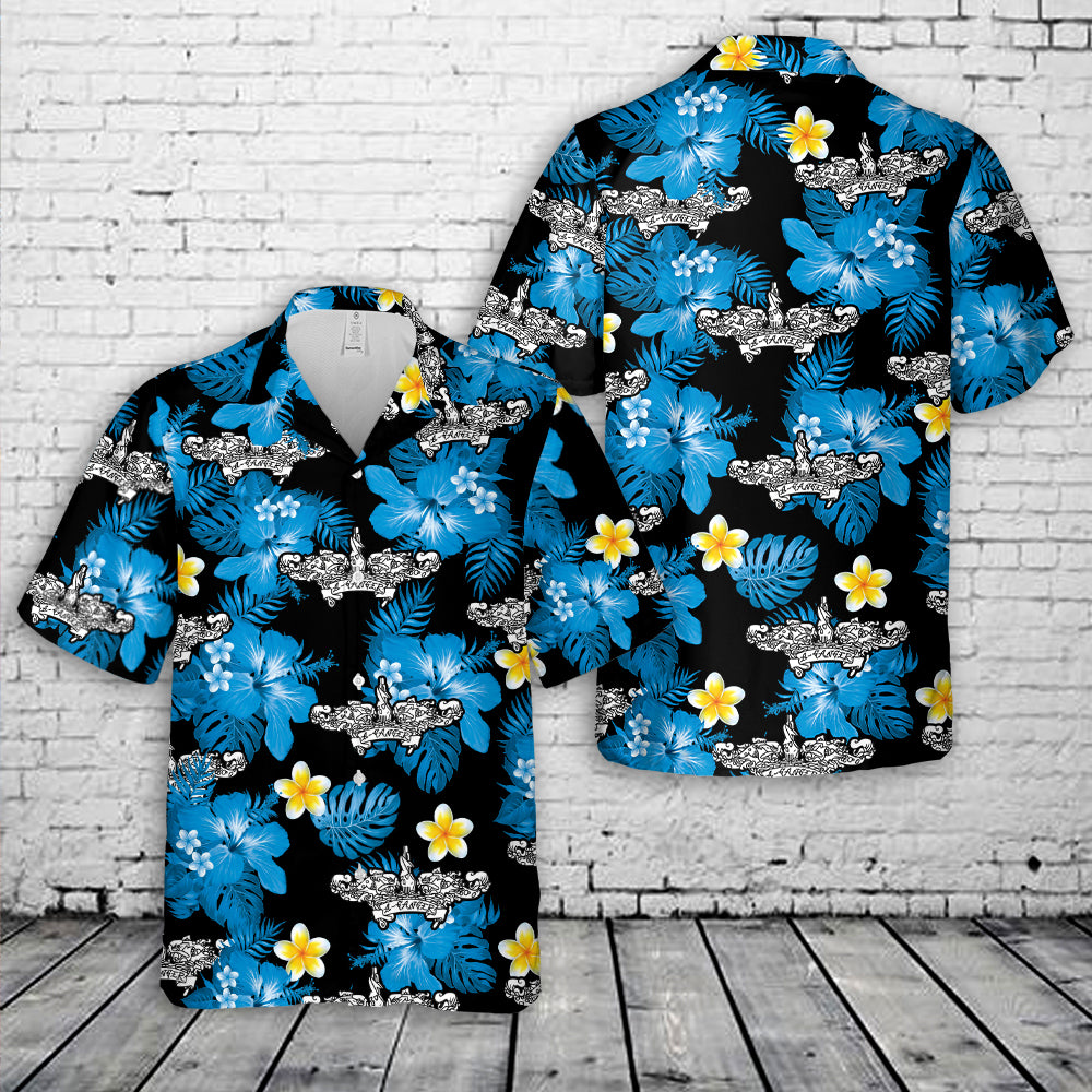 Submarine Machinist s Mate A Ganger Dolphins Silhouette Hawaiian Shirt DLSI1904PL03 mk.jpg