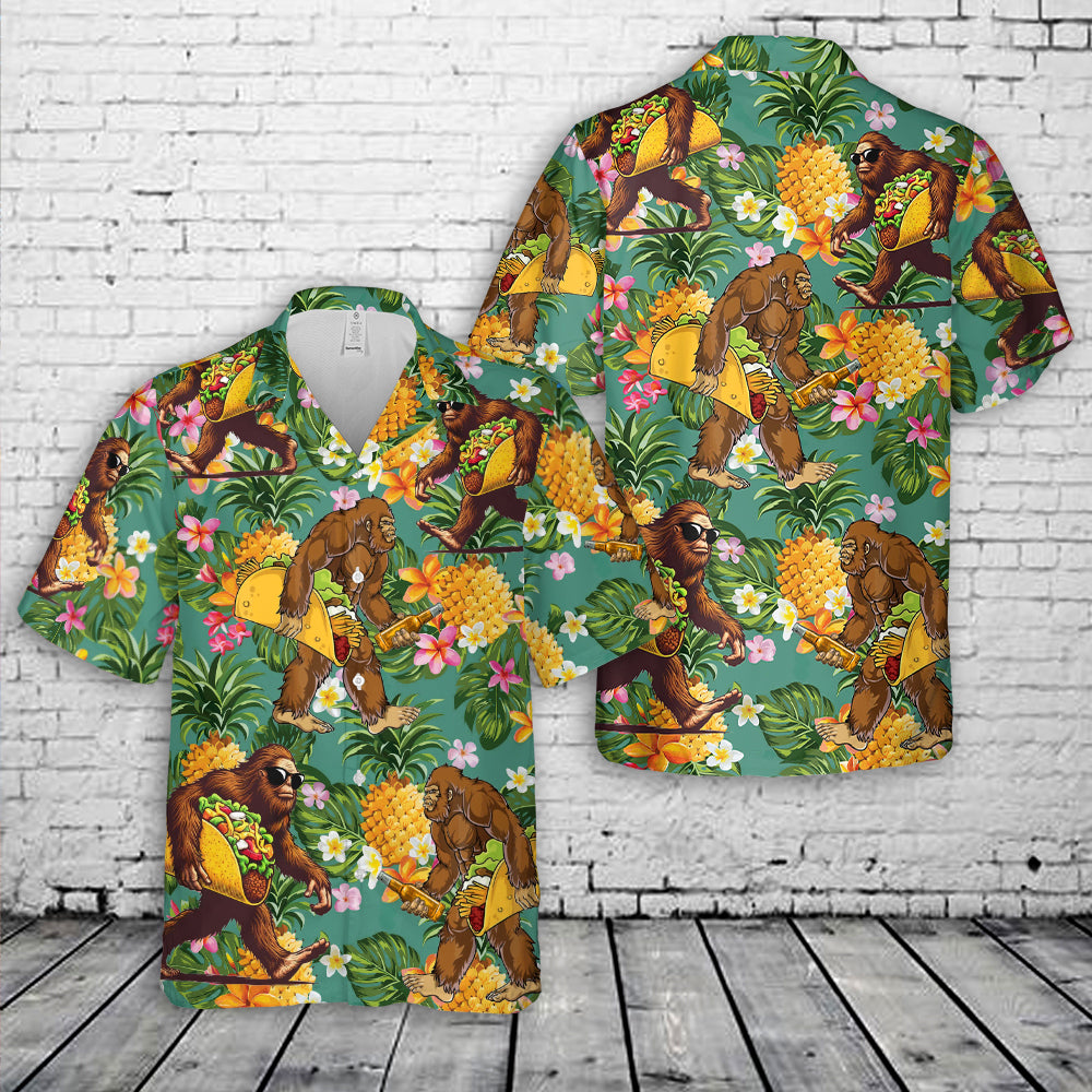Tropical Bigfoot Taco Hawaiian Shirt DLSI1804PL02 mk.jpg