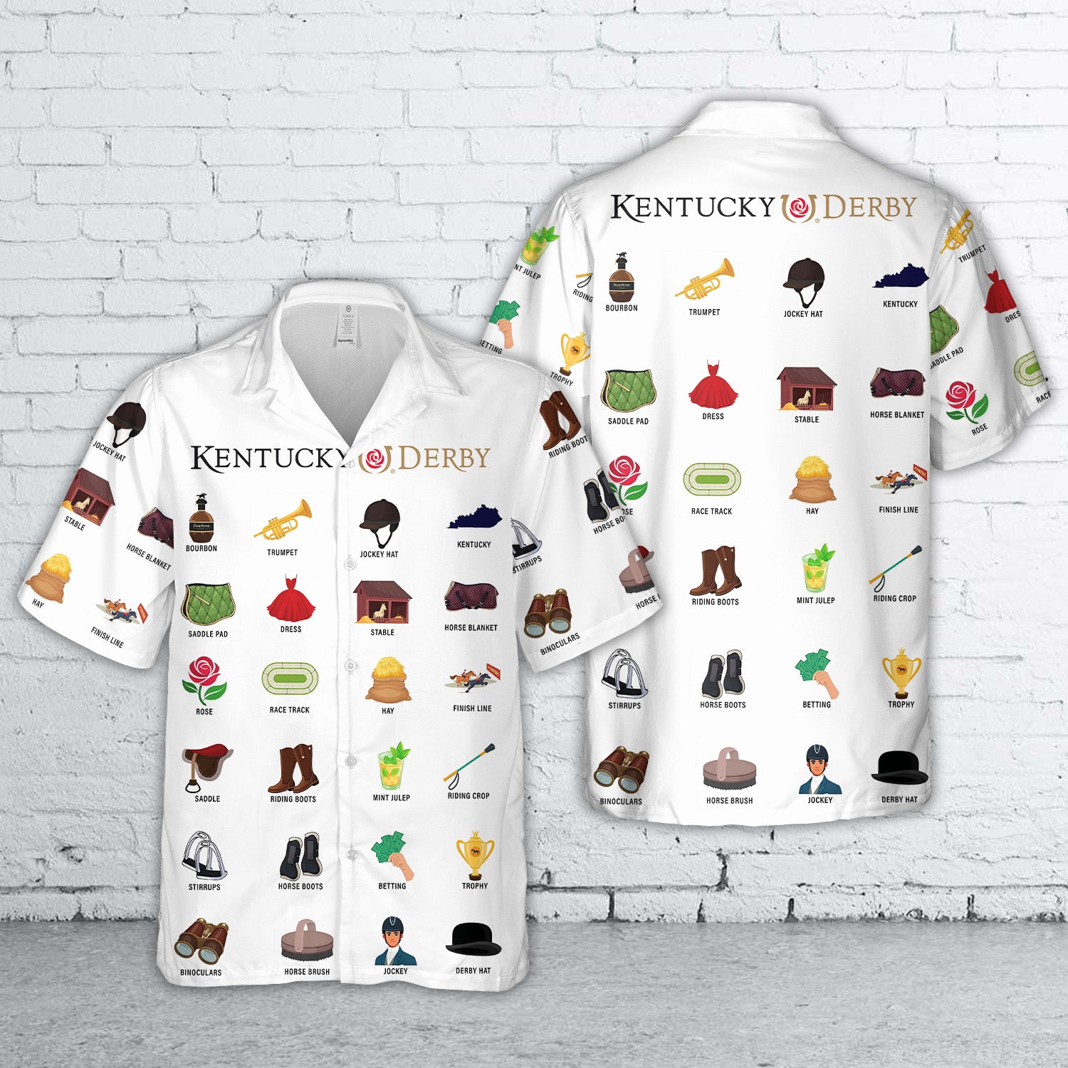 Kentucky Derby Bingo Hawaiian Shirt DLTT1804PL01 mk.jpg