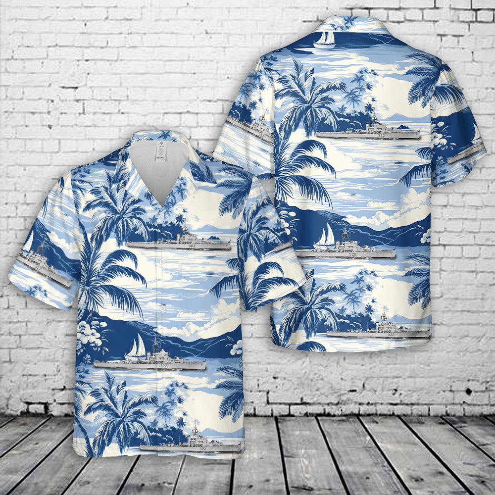 Royal Canadian Navy HMCS Lauzon FFE 322 Prestonian class frigate Hawaiian Shirt DLSI1804PL01 mk.jpg