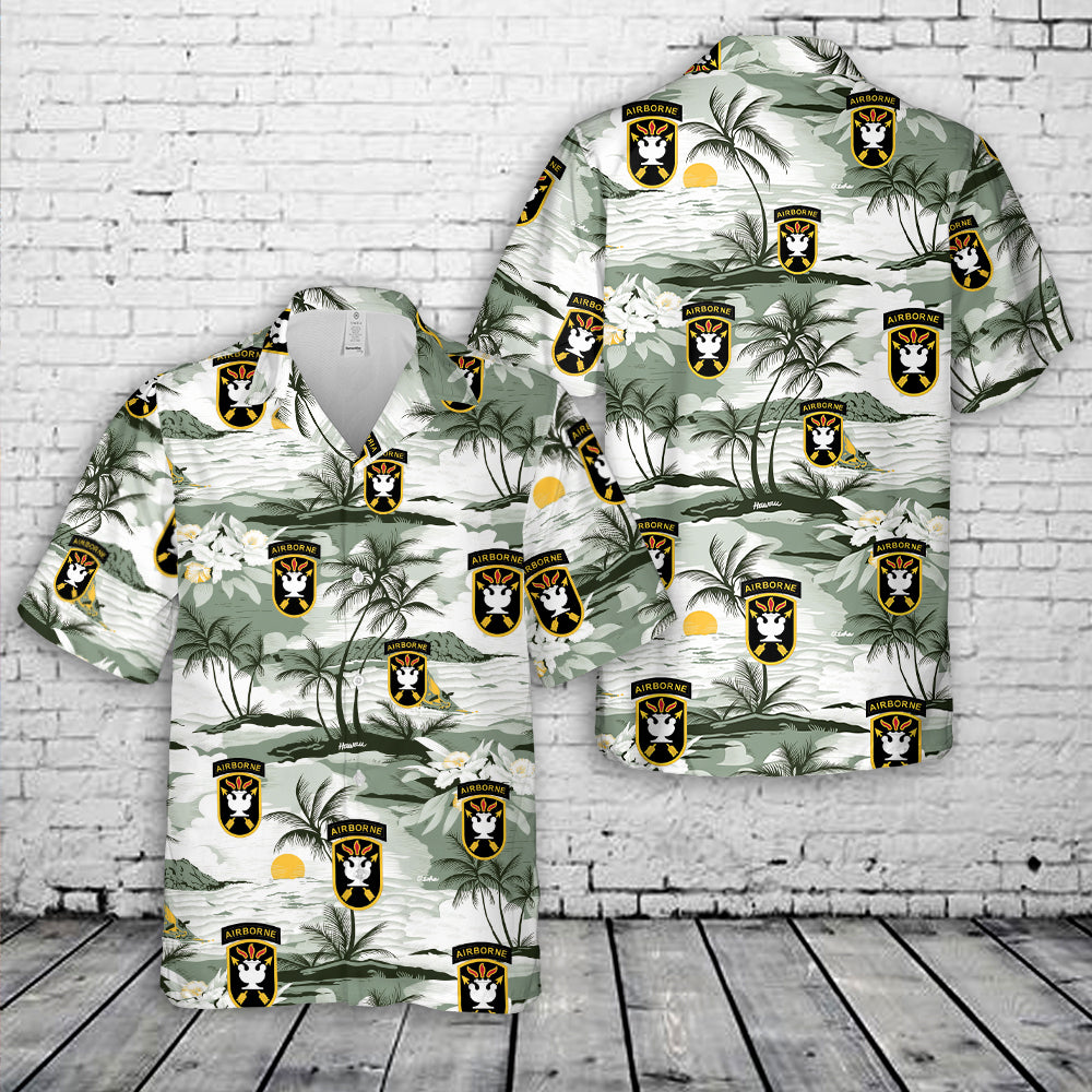 US Army John F Kennedy Special Warfare Center and School Hawaiian Shirt NLSI1604PL09 mk.jpg