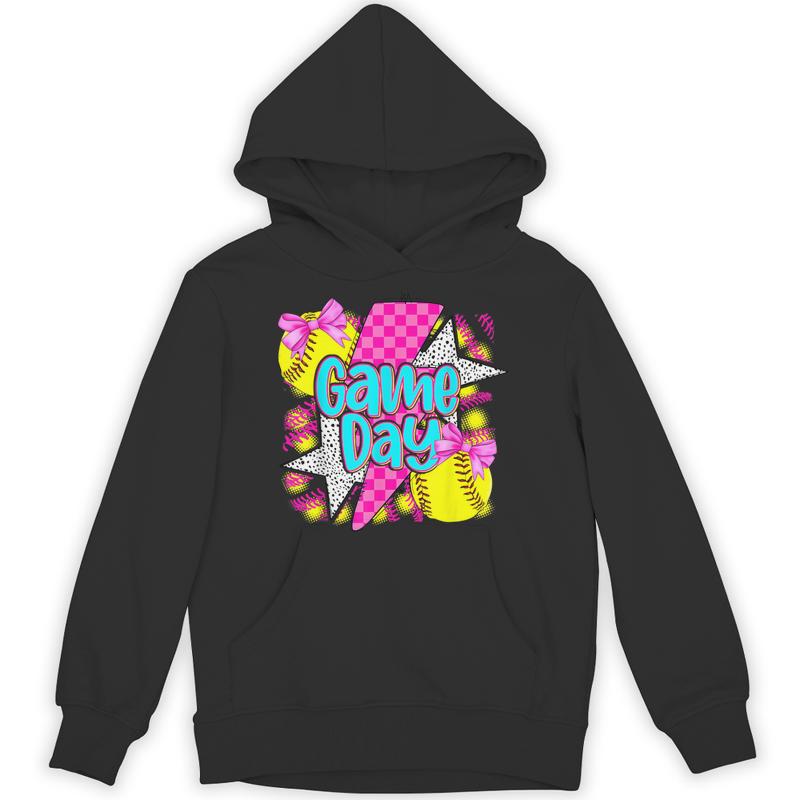 game day softball lighning coquette bow funny lover unisex hoodie 20250409044305 vxhwychf s4.jpg