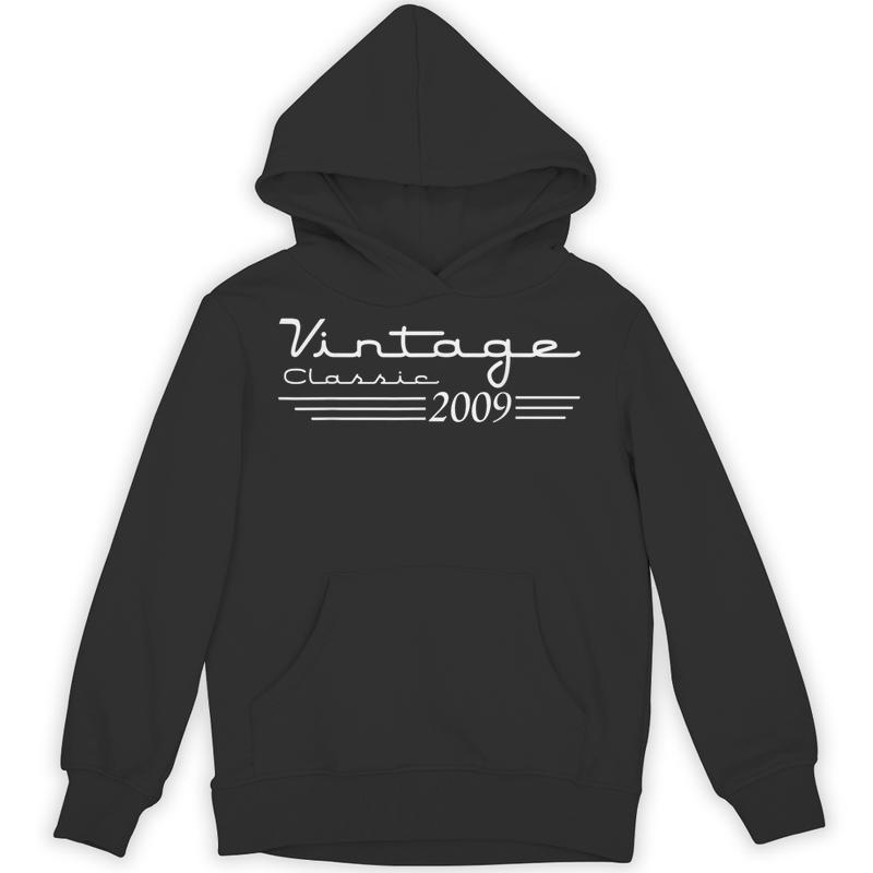 vintage 16th birthday decorations 2009 16 years old unisex hoodie 20250320145613 pteukyxe s4.jpg