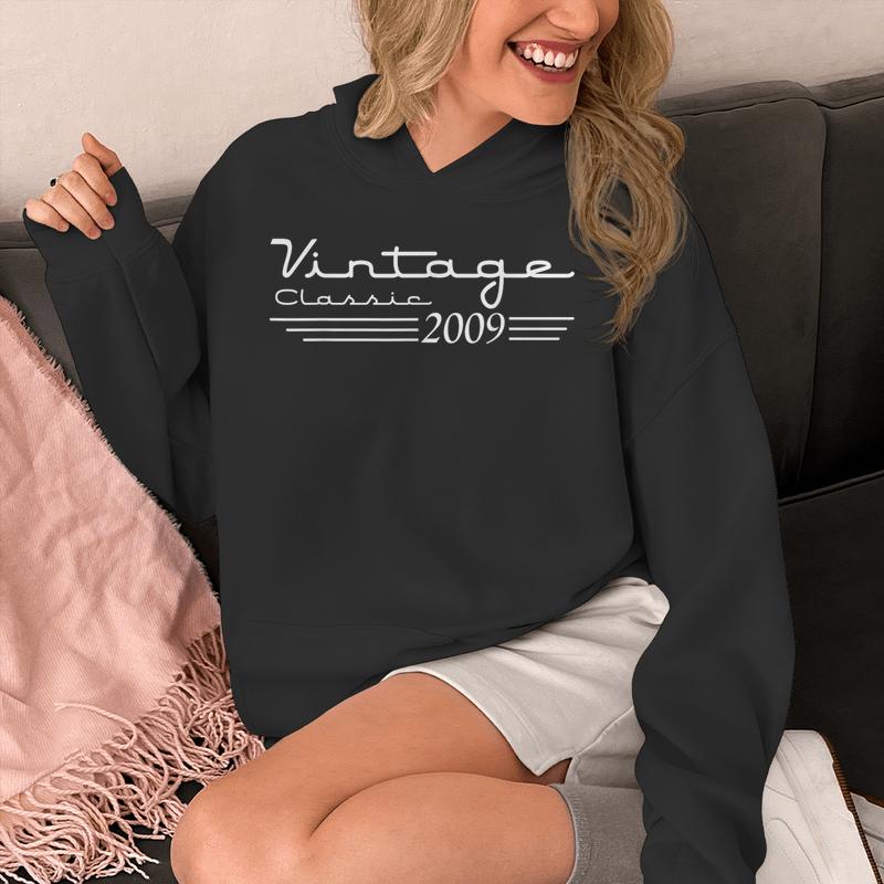 vintage 16th birthday decorations 2009 16 years old unisex hoodie 20250320145613 pteukyxe s4 2.jpg