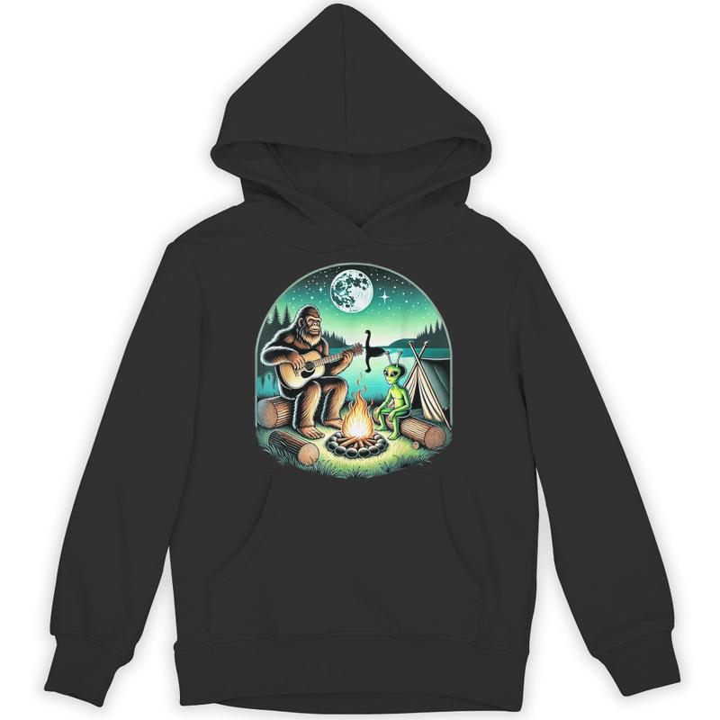 alien bigfoot loch ness campfire sasquatch guitar unisex hoodie 20250403110220 avnvi20c s4.jpg