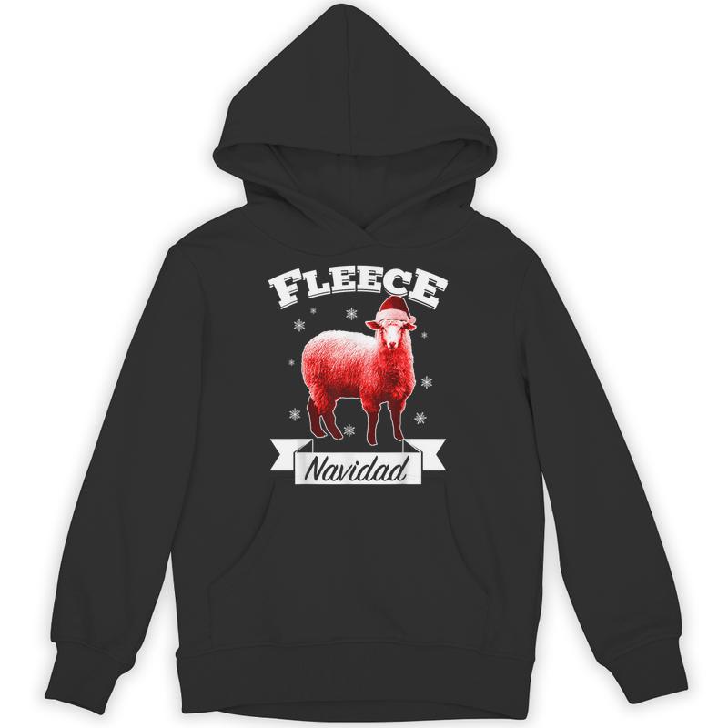 fleece navidad christmas sheep lamb feliz xmas pun unisex hoodie 20250320123443 o1fy3dbt s4.jpg